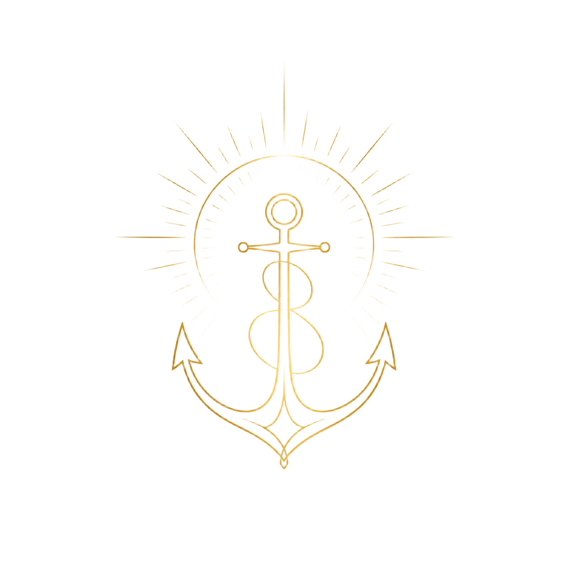 Anchored anchor emblem